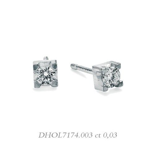 Pendientes Donna Oro Mujer Luce in Oro Diamante 0.03 Ct DHOL7174.003 - DHOL7174.003